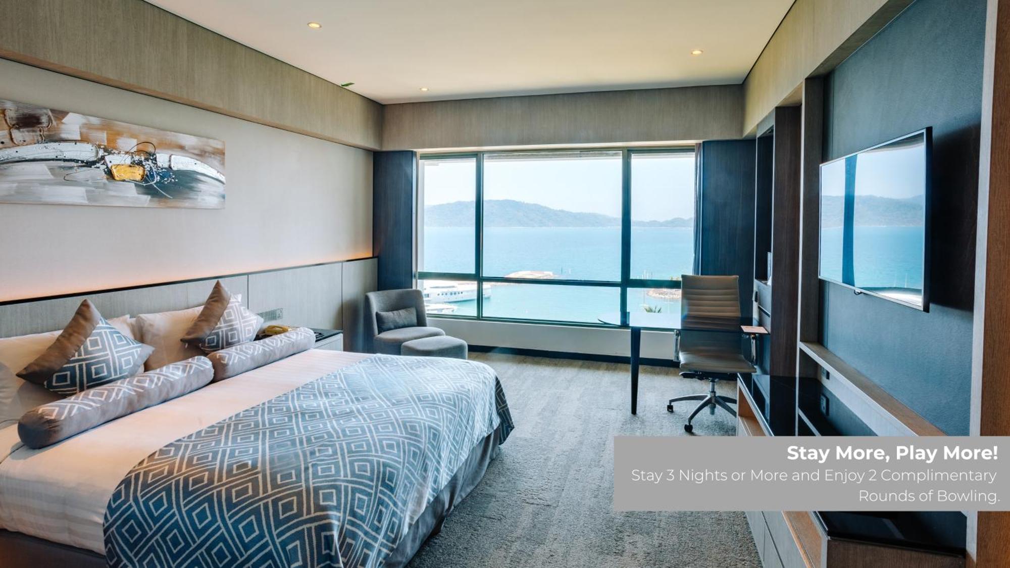 The Pacific Sutera Hotell Kota Kinabalu Exteriör bild Deluxe Ocean View Room